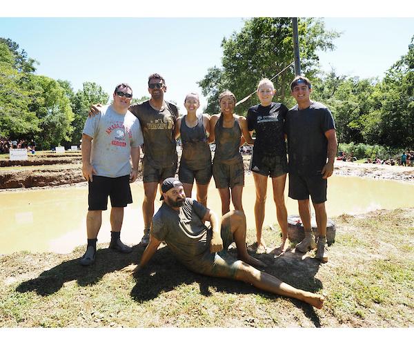 Group picture of some of the students at oozeball.